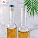 700ml 750ml 1000ml frosted printing Glass Bottle Extra super Flint Gin vodka Tequila Whisky Brandy G